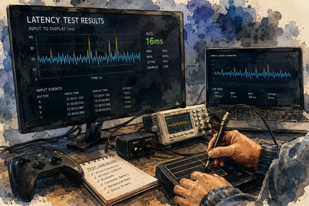 Test Controller Latency Test on PC