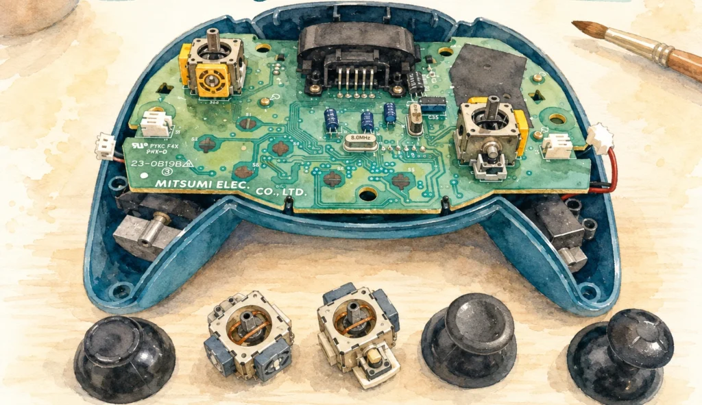Replace the Analog Stick Module